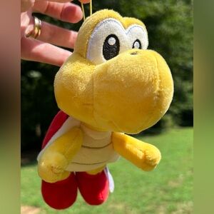 2017 Nintendo Little Buddy Super Mario Paratroopa Flying Koopa 8" Plush Stuffed
